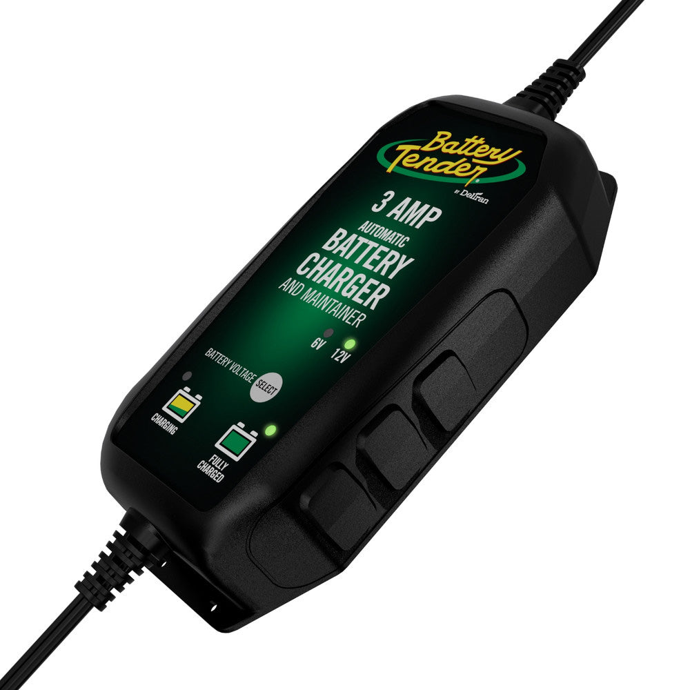 Battery Tender 6V/12V, 3A Selectable Battery Charger [022-0202-COS]