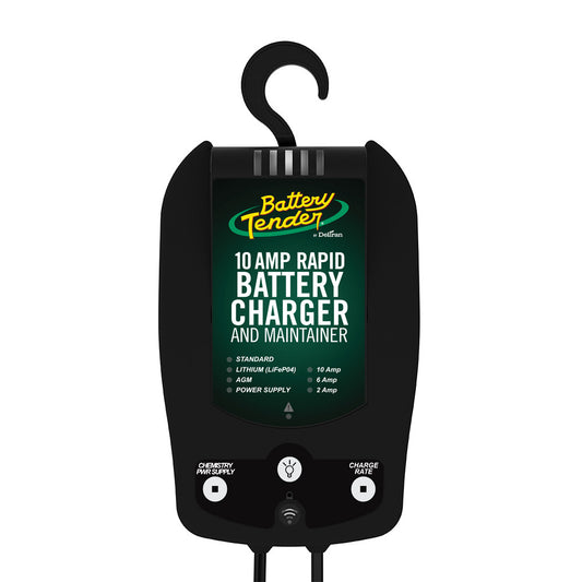 Battery Tender 12V, 10/6/2A Selectable Chemistry Battery Charger w/WiFi [022-0229-DL-WH]